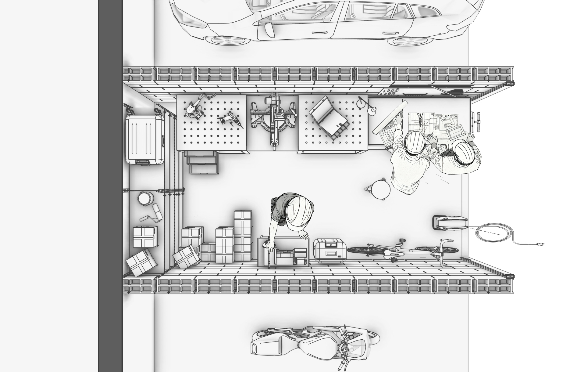 expostion delta et garage menuiserie